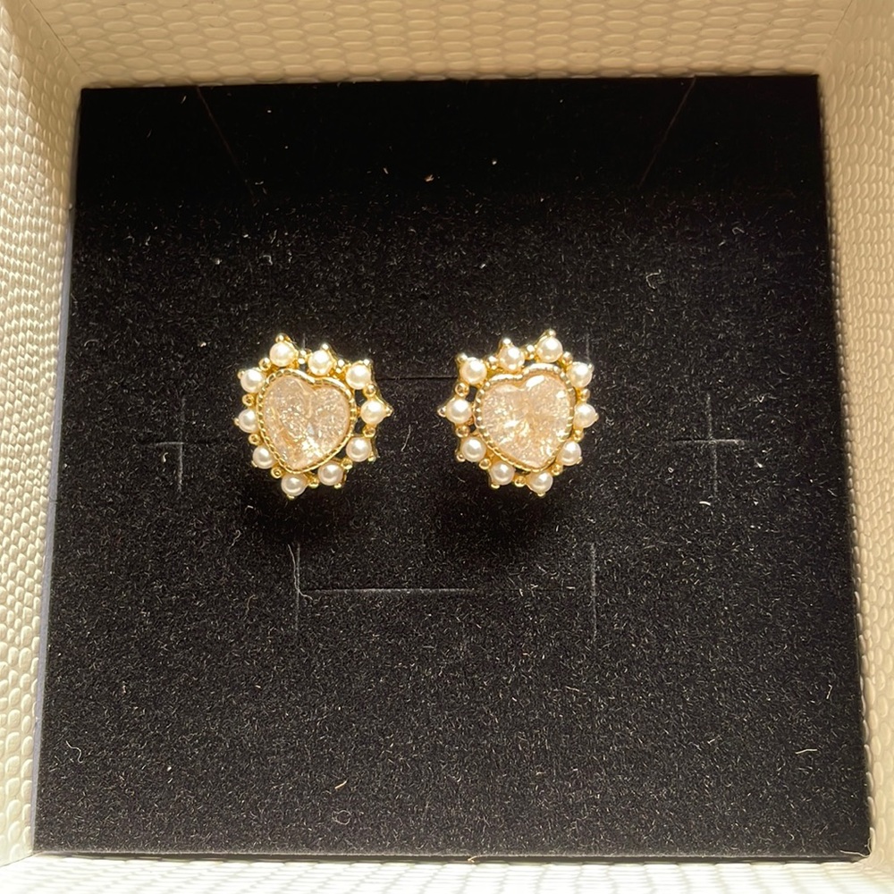 Heart Stud Earrings